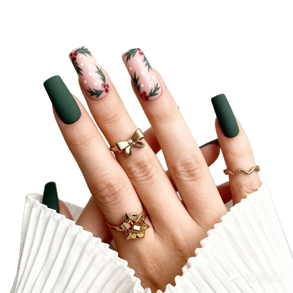 Kunstnagelset mit festlichem Weihnachtsdesign und kreativen Motiven Brehn