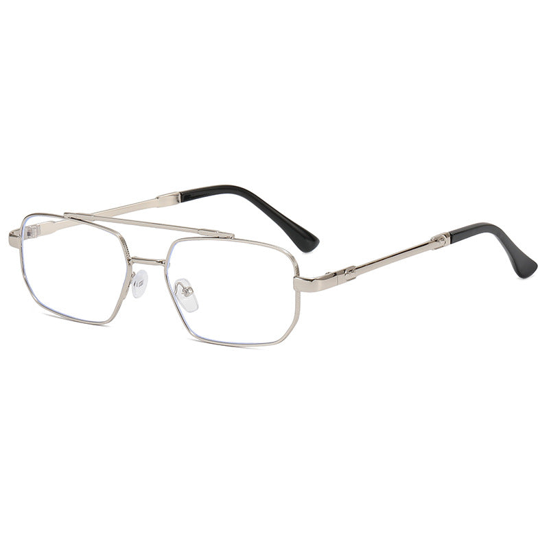 Damen modische geometrische Brille mit leichtem Metallrahmen Brehn