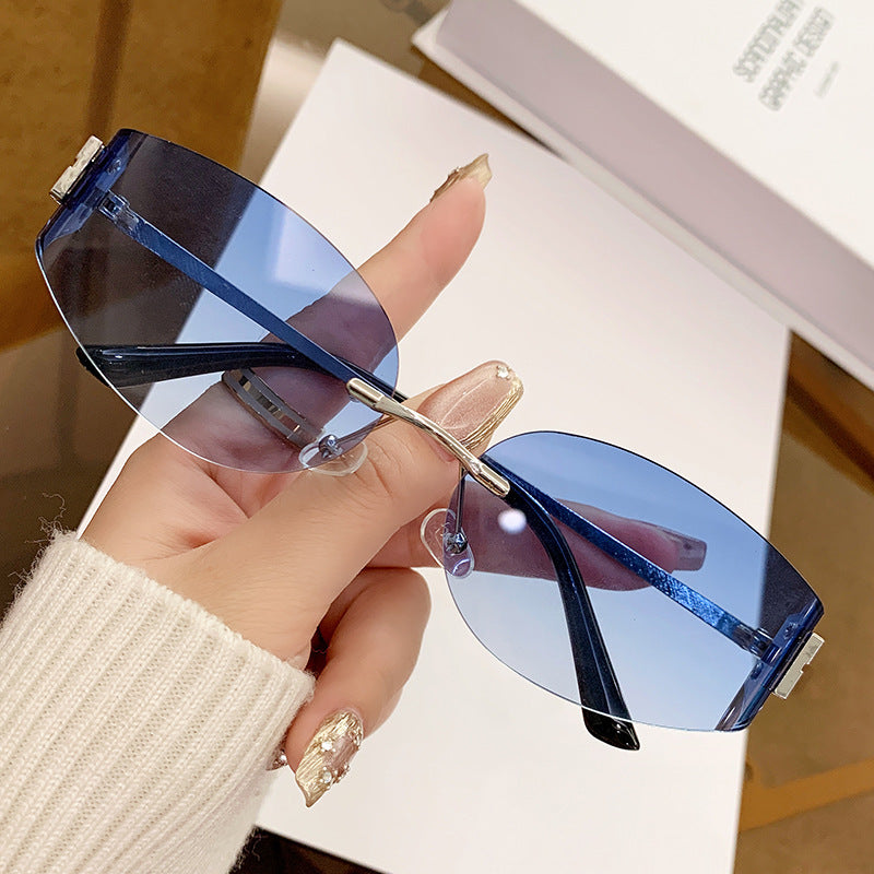 Damen sportliche Flieger-Sonnenbrille mit schützendem UV-Filter und flexiblem Rahmen Brehn
