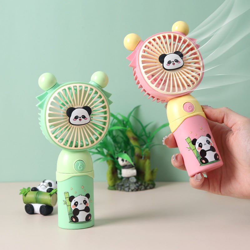 Unisex Tragbarer Pandaventilator mit integrierter Sprühfunktion Brehn