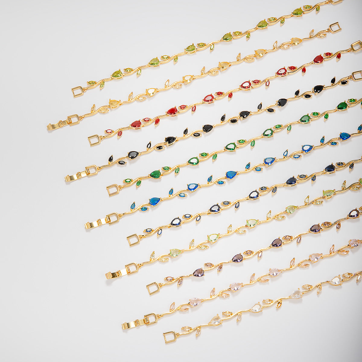 Elegante florale Design-Aussage-Armband Brehn
