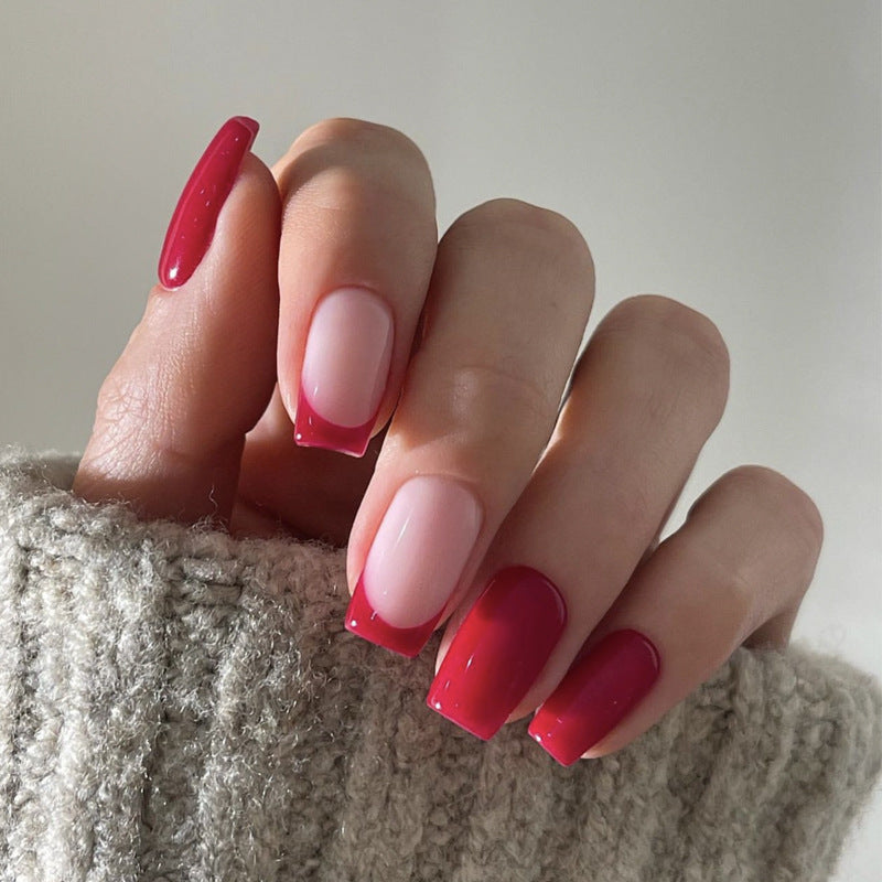 Elegante Ombre Druck-Nägel