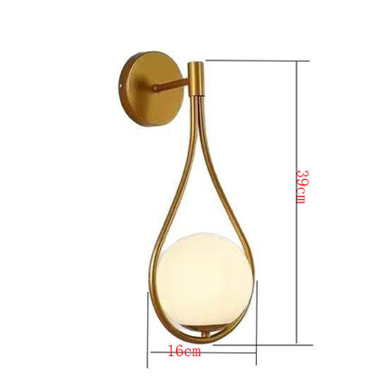 Moderne elegante Orb Wandleuchte
