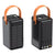 Tragbare Solar-Powerbank mit Integrierter LED-Lampe und Schnellladefunktion Brehn