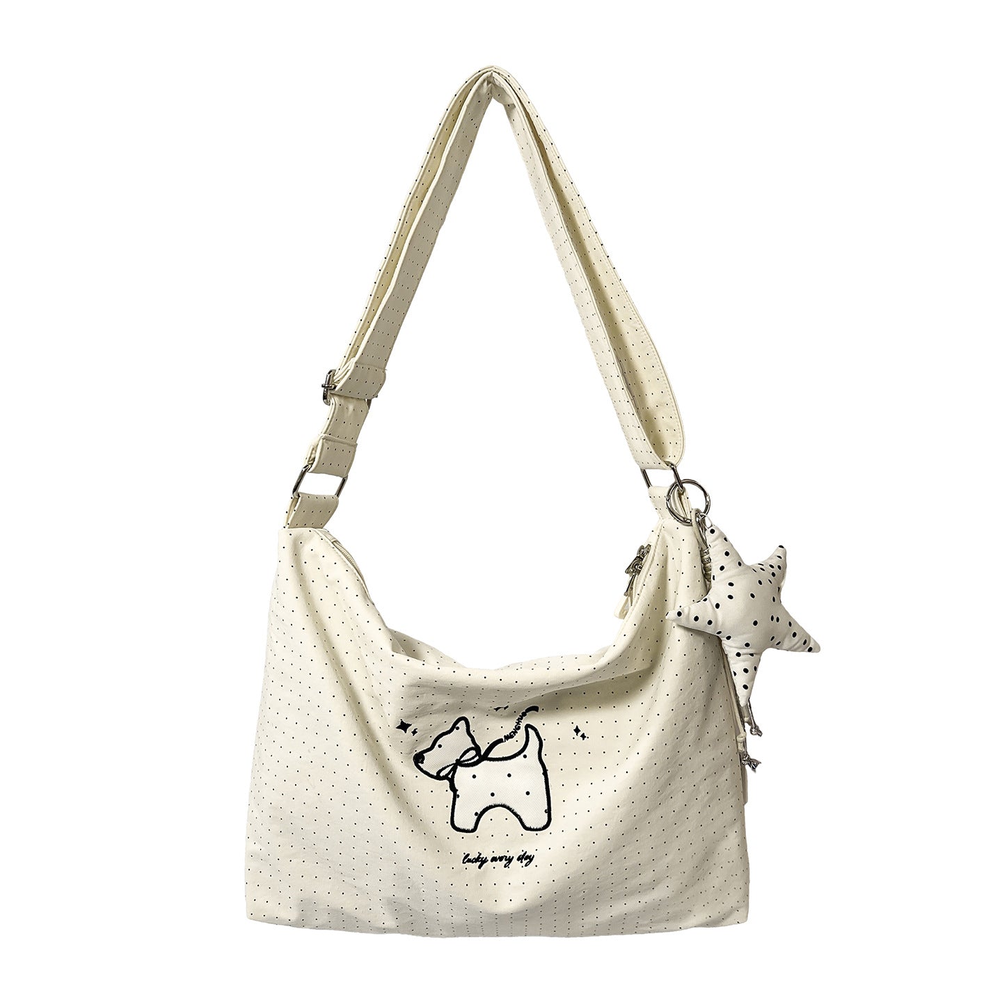 Lässige Grafik Schultertasche Brehn