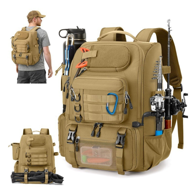Multi-Funktionaler Outdoor Angelrucksack Brehn