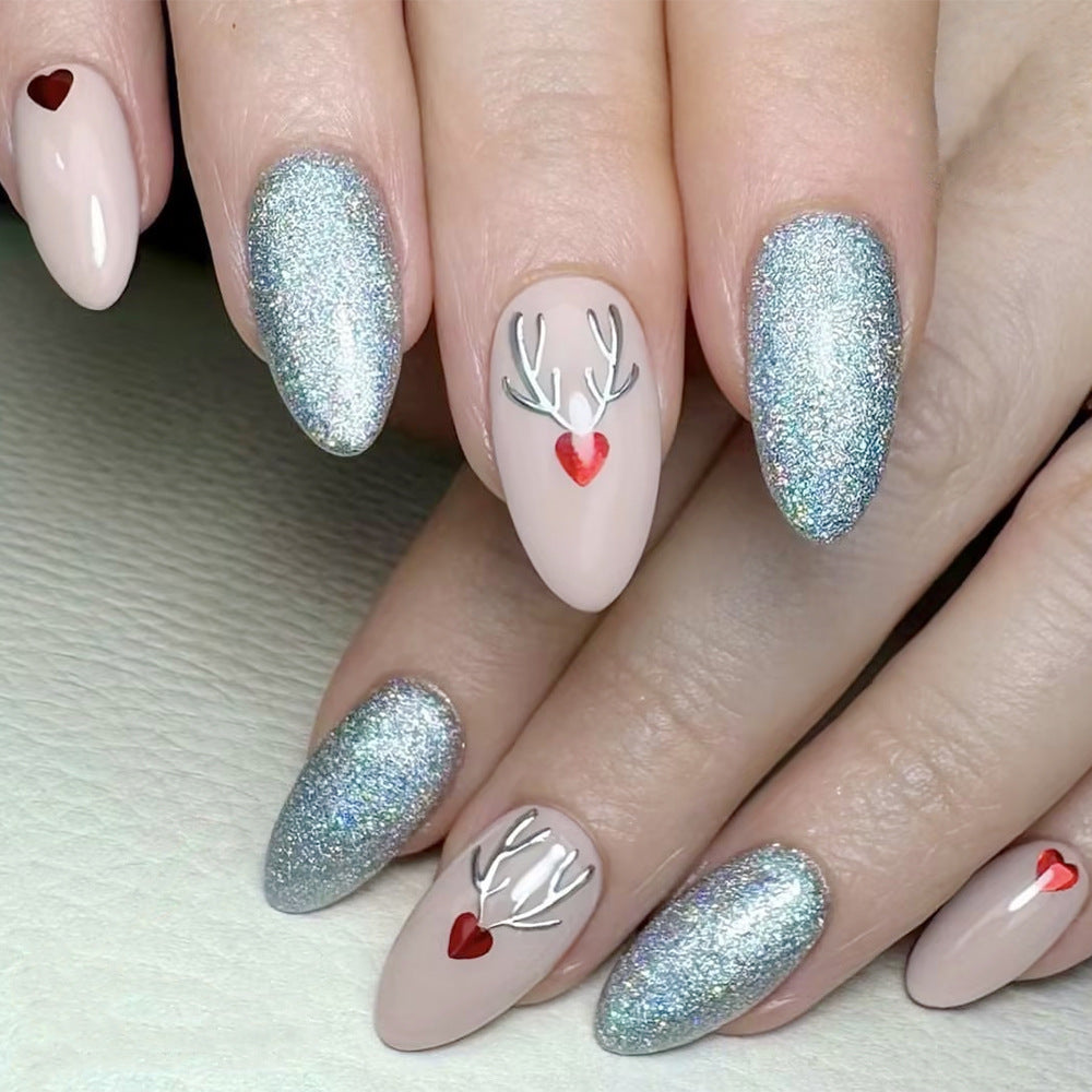 Künstlerisches, urlaubsbezogenes Press-On-Nagelset Brehn