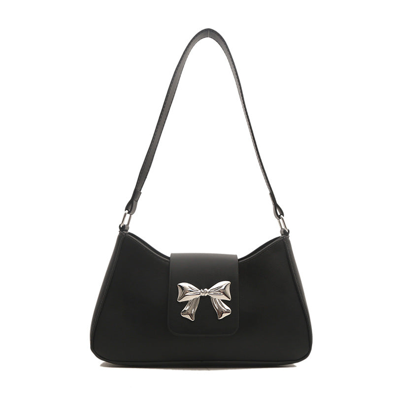 Stylische Schleifenakzent-Handtasche Brehn