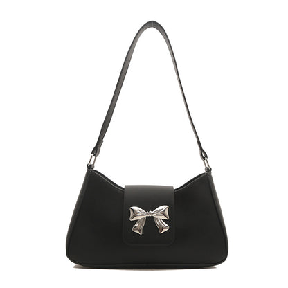 Stylische Schleifenakzent-Handtasche Brehn