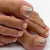 Glitzernde Pediküre Nagelverbesserungen Brehn