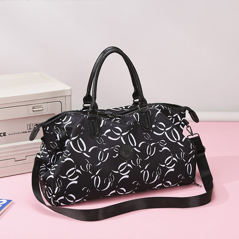 Stylische Blumenprint-Wochenend-Duffle-Tasche Brehn