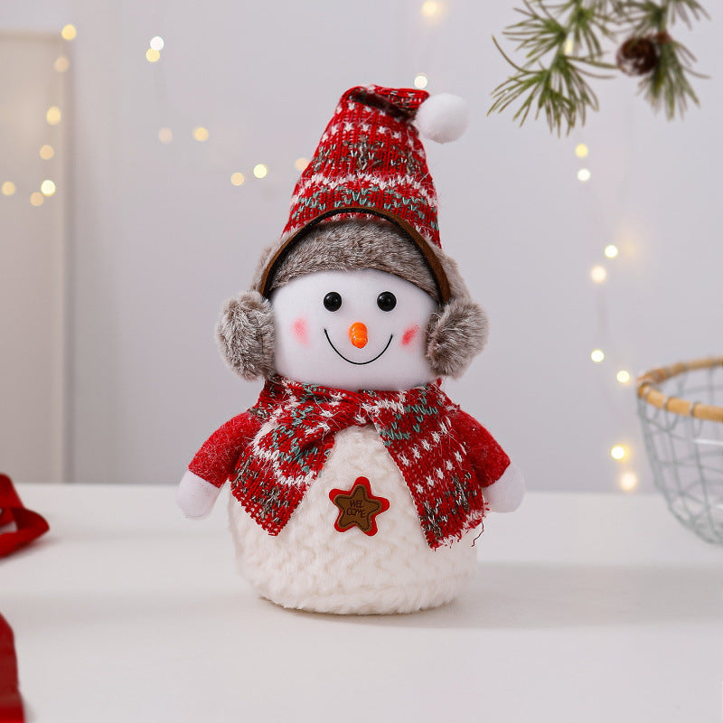 Dekorative Schneemann Figur Brehn
