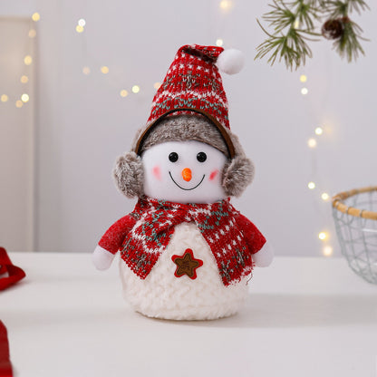 Dekorative Schneemann Figur Brehn