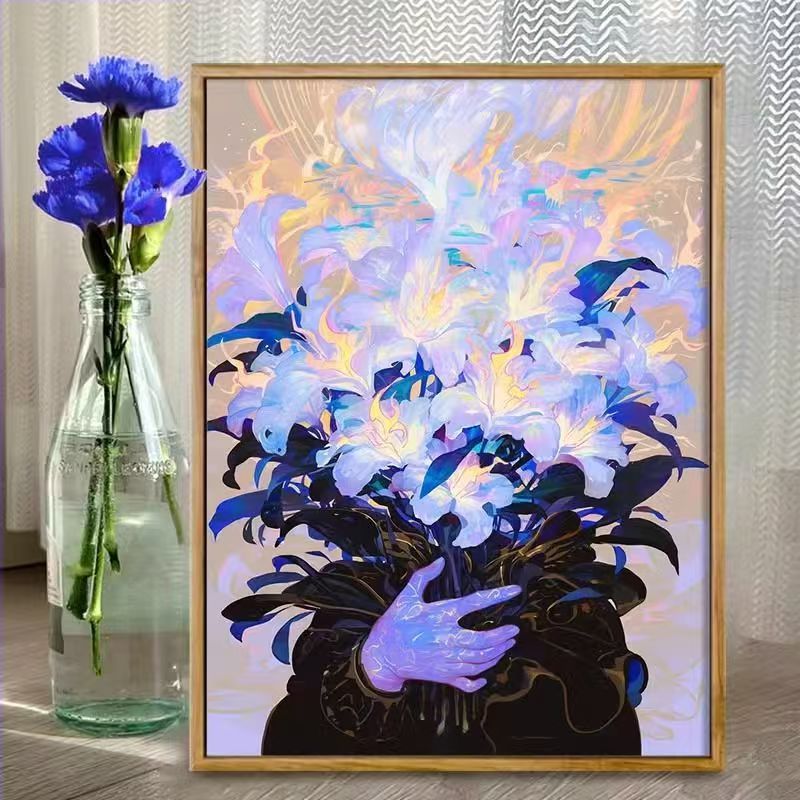 Florale Fantasie Illustrationskunstdruck Brehn