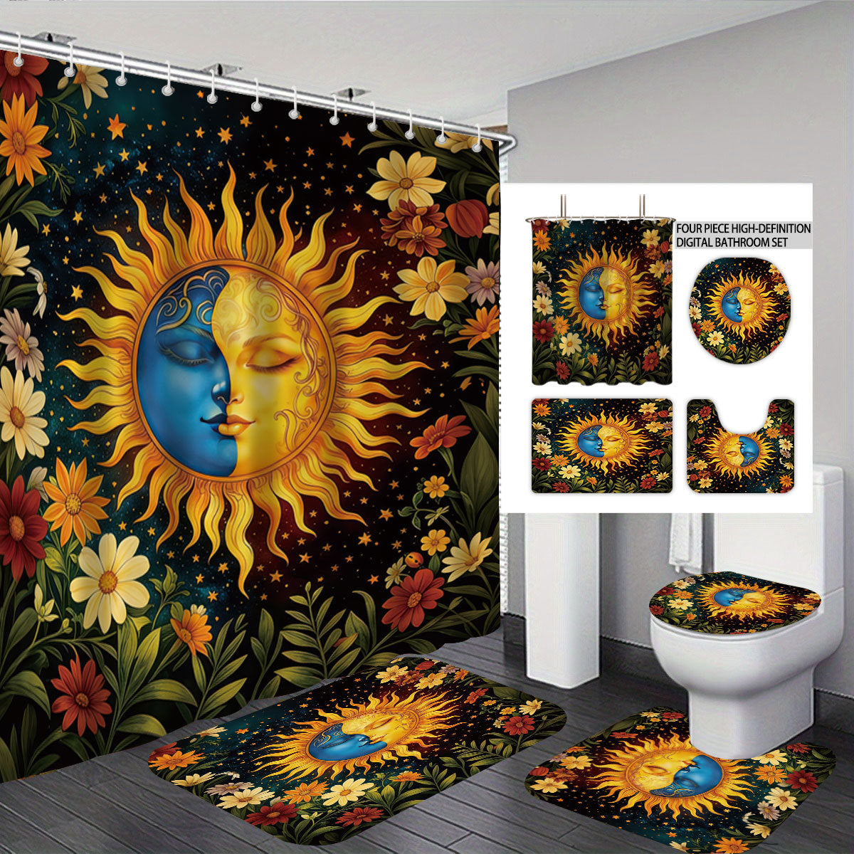 Digital Duck-Themen Badezimmer Set Brehn
