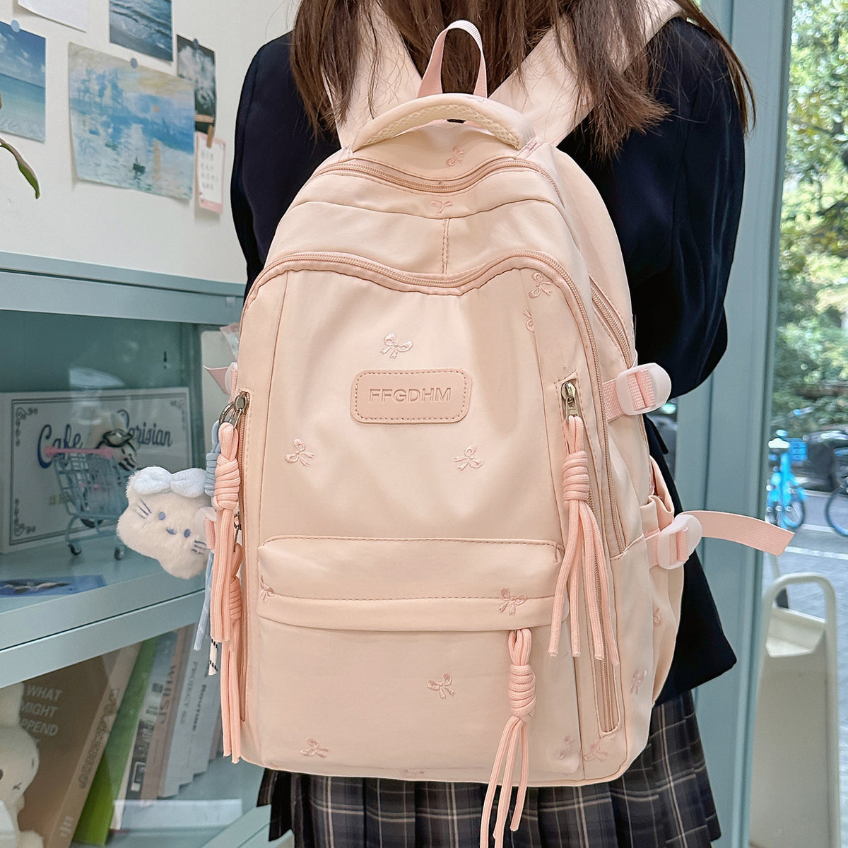 Stylischer Bestickter Reise-Rucksack Brehn