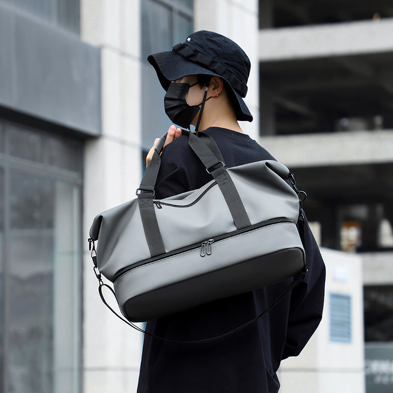 Sportliche und Wasserabweisende Duffel-Tasche mit Verstellbarem Tragesystem Brehn