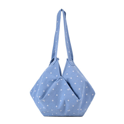 Moderne gepunktete Schultertasche
