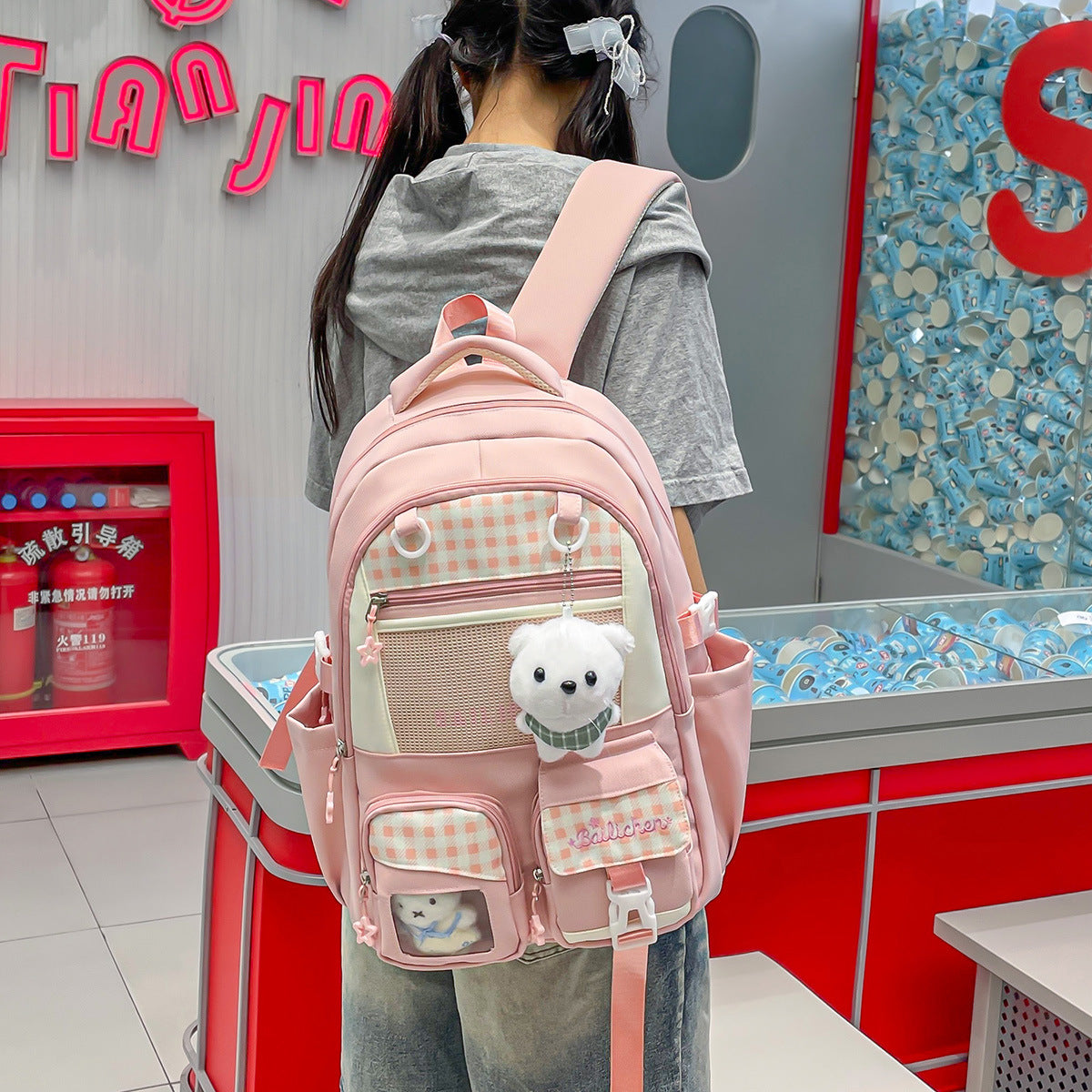 Funktionaler Mehrfach-Taschen Rucksack Brehn