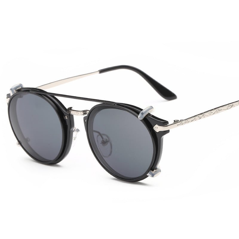 Damen designorientierte Sonnenbrille mit hochwertigem Metallrahmen Brehn