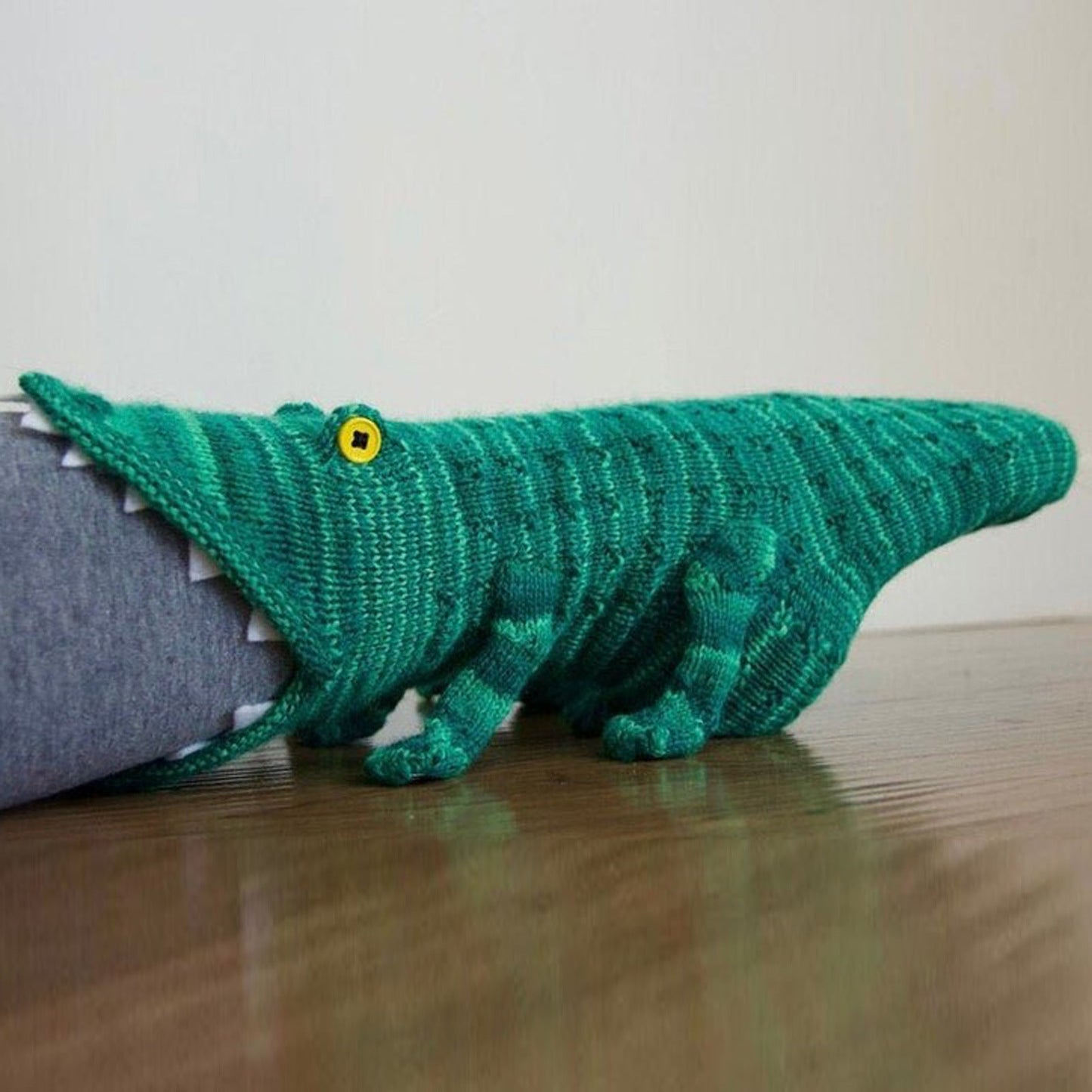 Strickkrokodilsocken | Brehn