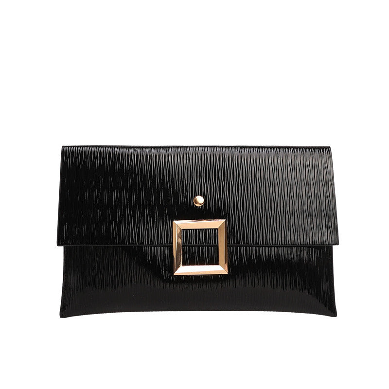 WoElegant Texturierte Abend Clutch Brehn