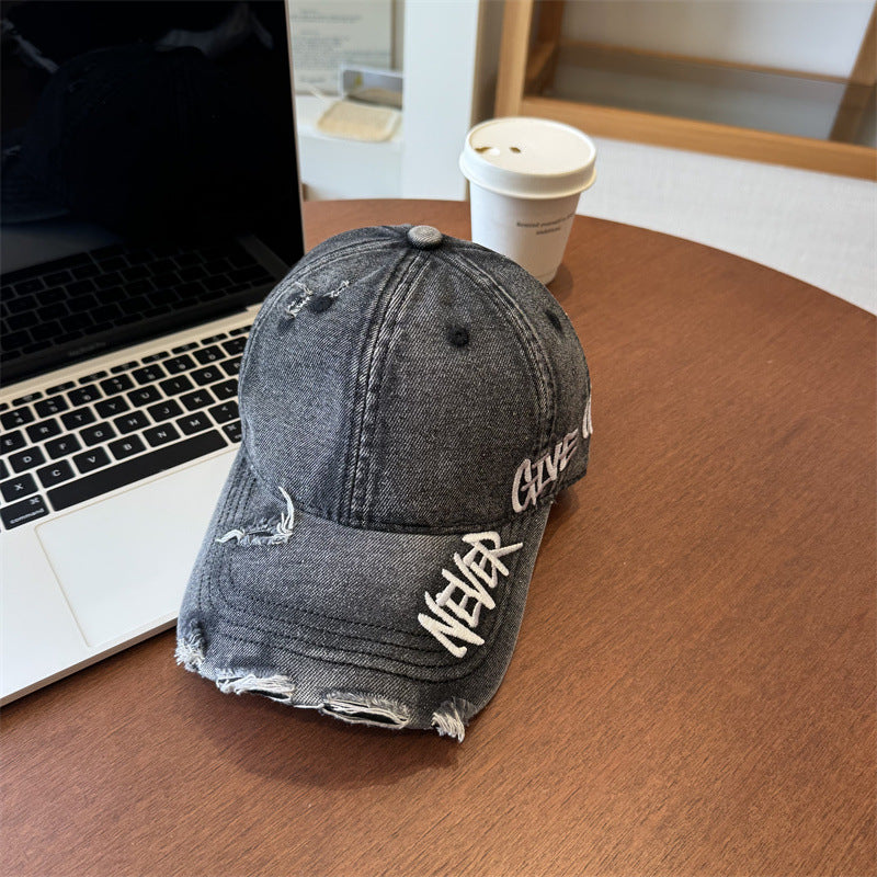 Unisex Distressed Graphic Baseball Cap Brehn