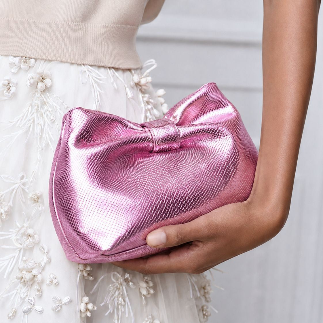 Dekorative Metallische Handtasche