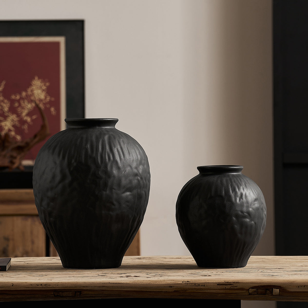 Elegante Keramikvase mit Struktur Brehn