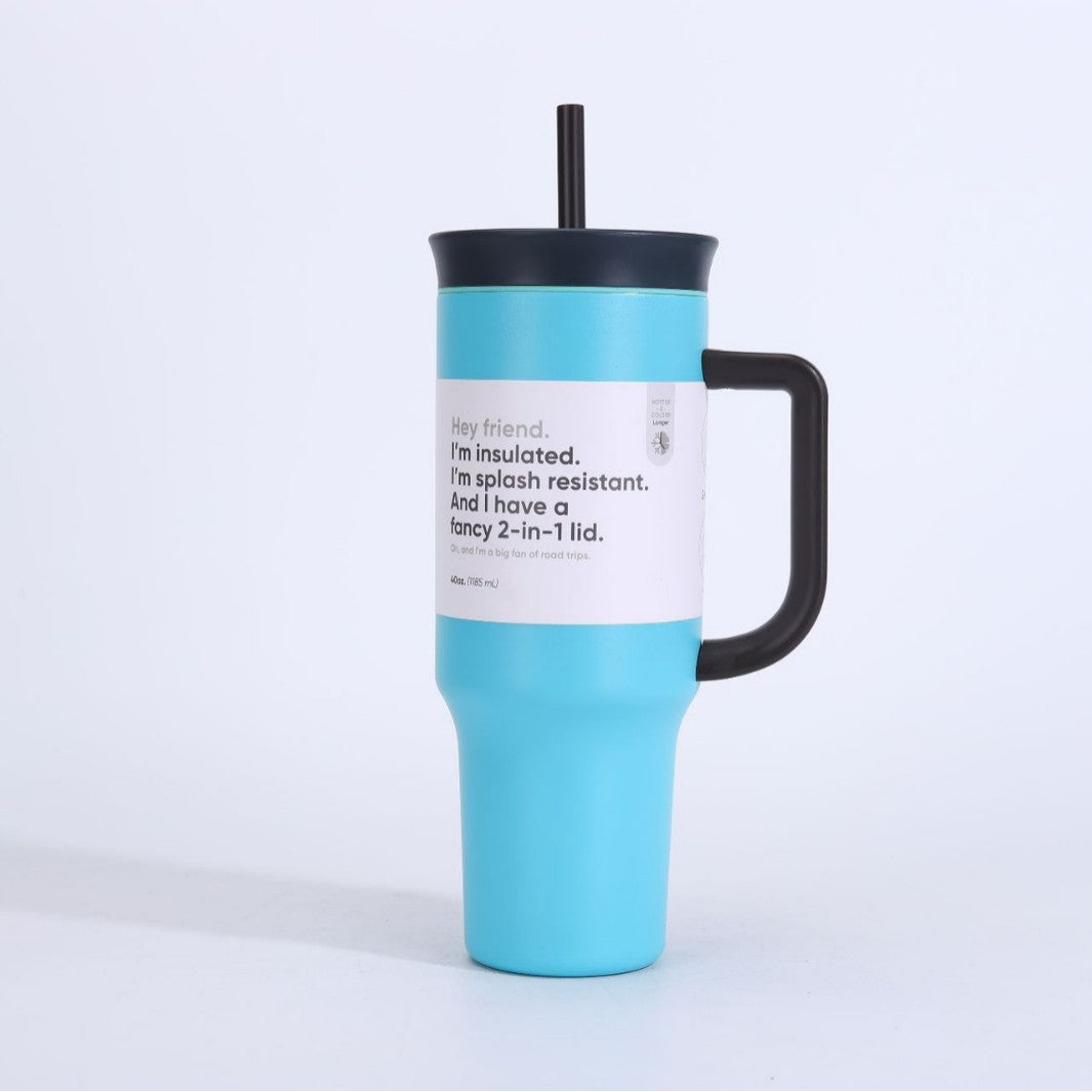 Damen Isolierbecher mit 2-in-1 Deckel Brehn