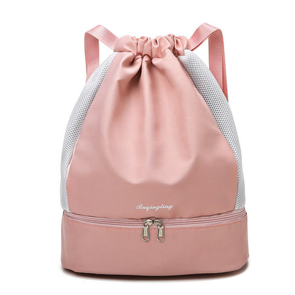 Mesh Drawstring Sport Rucksack