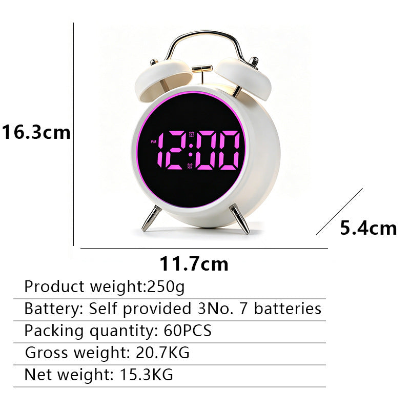 Digitaler Wecker mit Großem Led-Display und Dual-Alarmfunktion Brehn