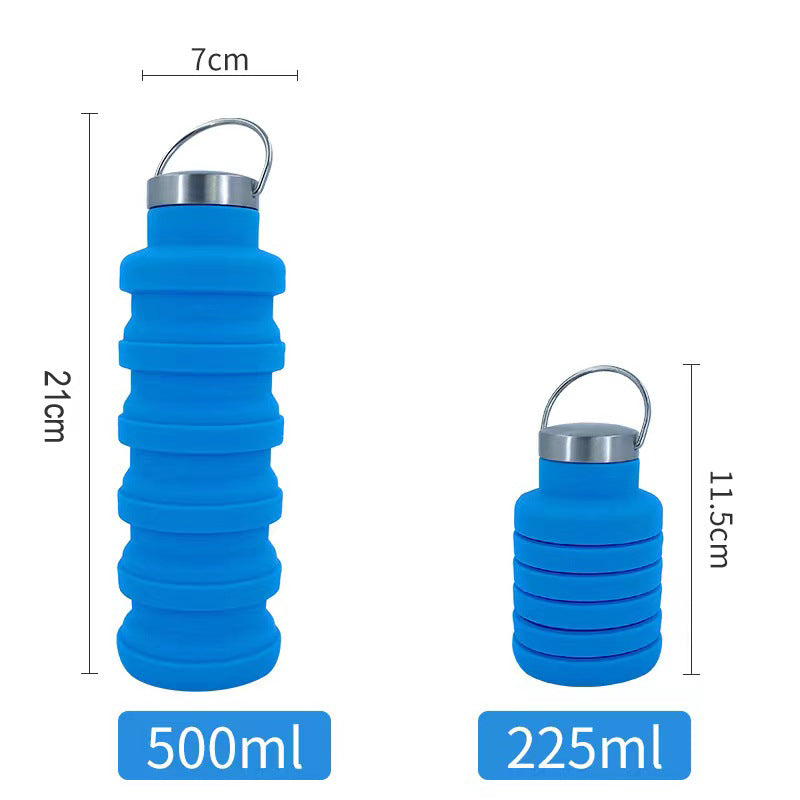 Damen Zusammenfaltbare Silikon-Trinkflasche Brehn