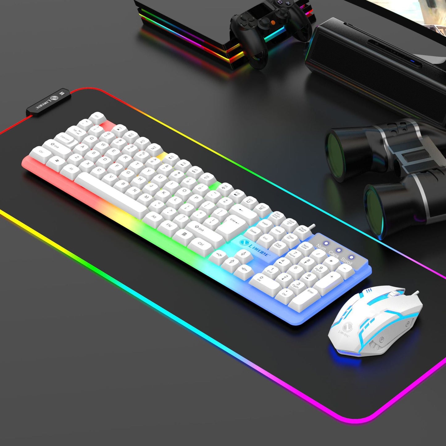 RGB Touch-Sensitive Gaming-Tastatur mit Präzisionsmaus Brehn