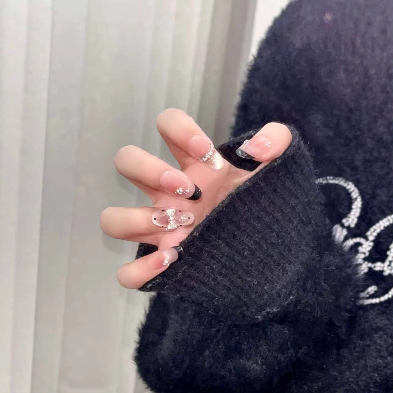 Glamouröse Press-On Nagelkunst Brehn