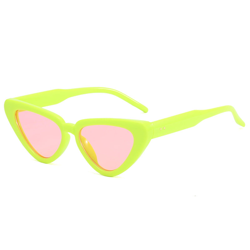 Damen stilvolle Cat-Eye Sonnenbrille mit auffälligem Design Brehn