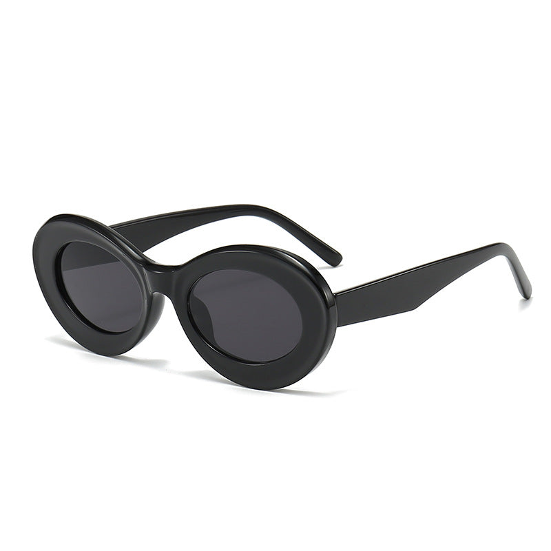 Damen modische ovalförmige Sonnenbrille mit innovativem Design Brehn