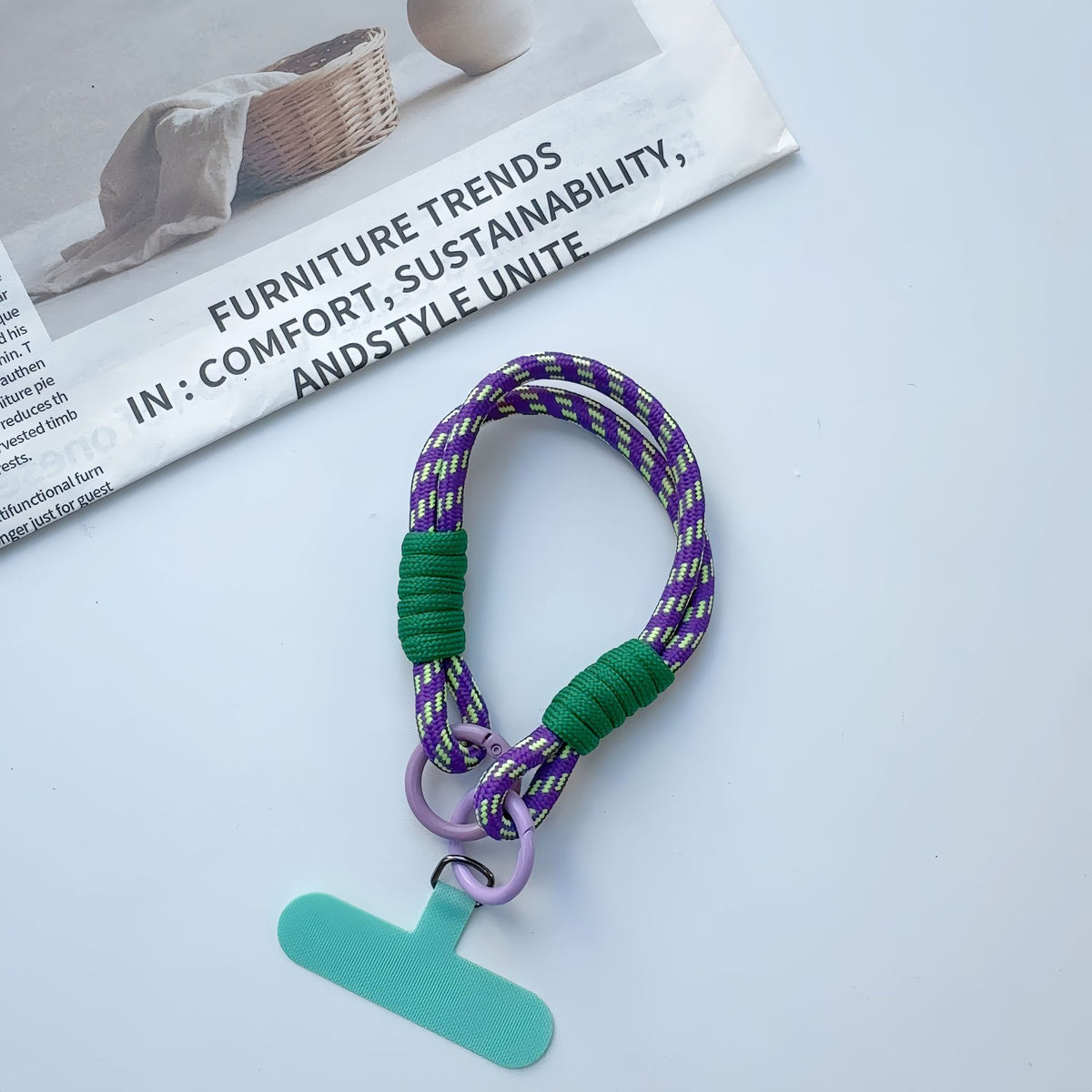 Vielseitiges Dual-Loop-Lanyard mit ID-Tag-Halter Brehn