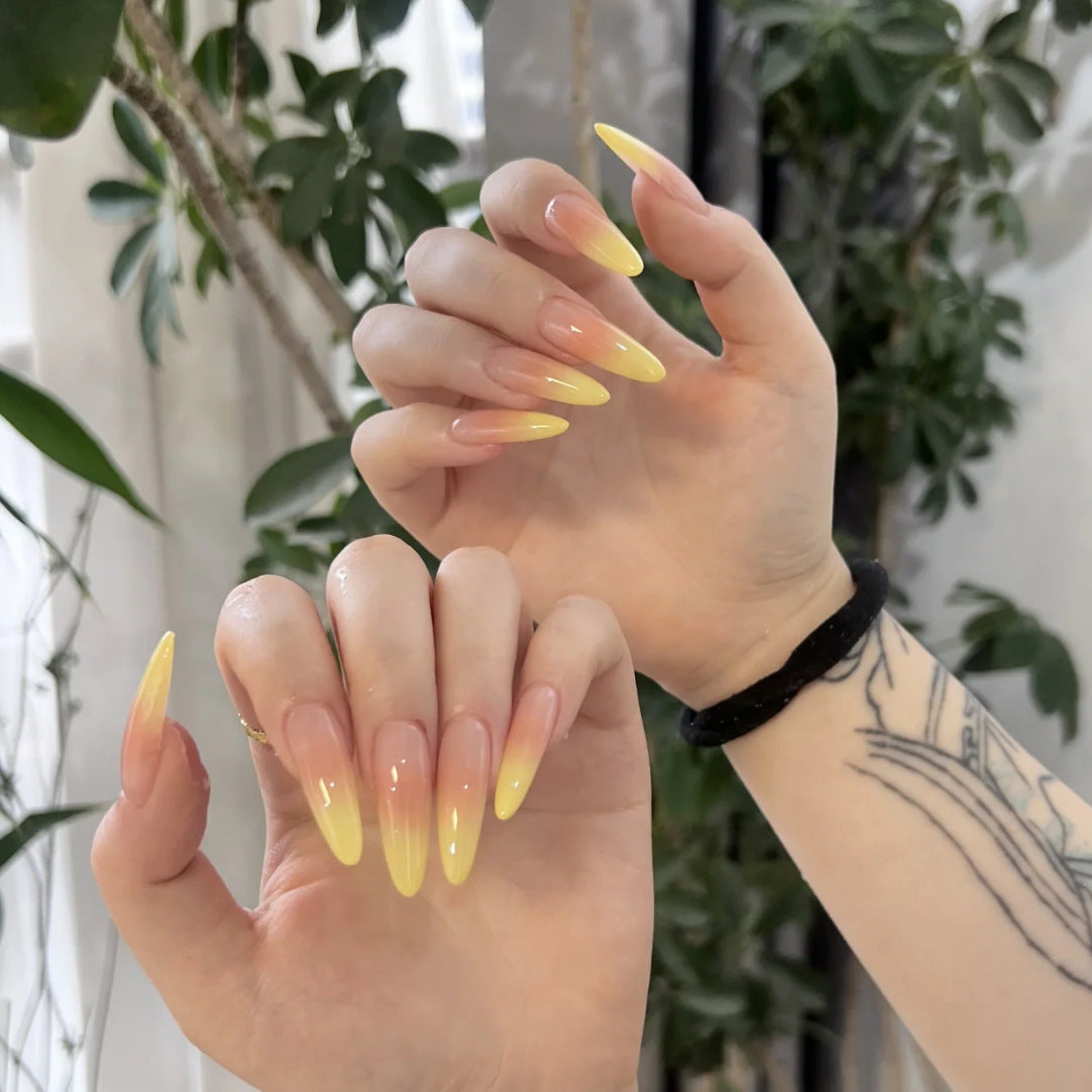 Gradual Ombre Stiletto Press-On Nails Brehn