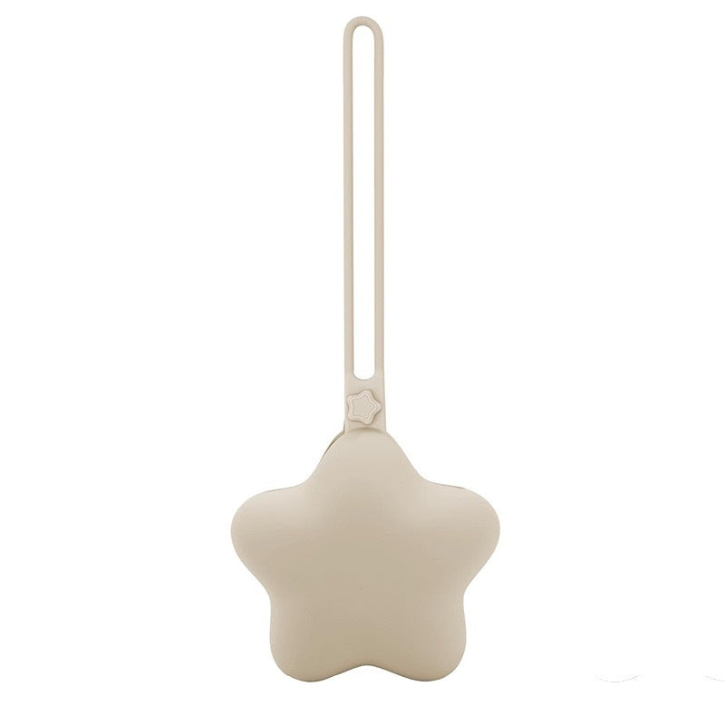 Silicone-Stern-Beißring mit Sicherheitsgurt und Schnellverschlussclip