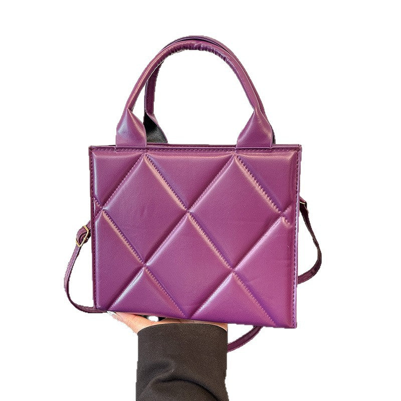 WoQuilted Kunstleder Handtasche Brehn