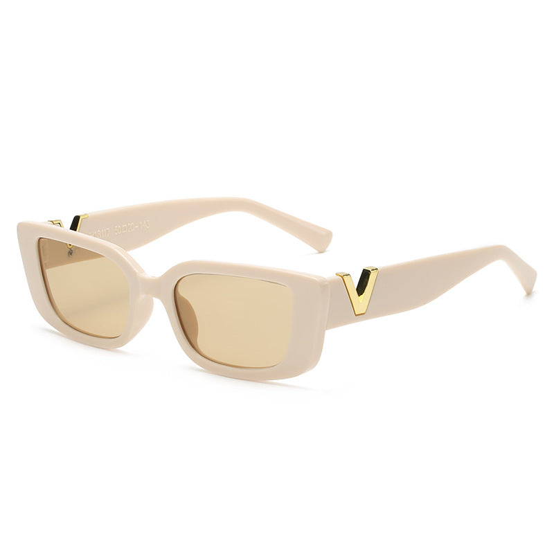 Damen modische Sonnenbrille mit trendigem Leopardenmuster und robustem Rahmen Brehn