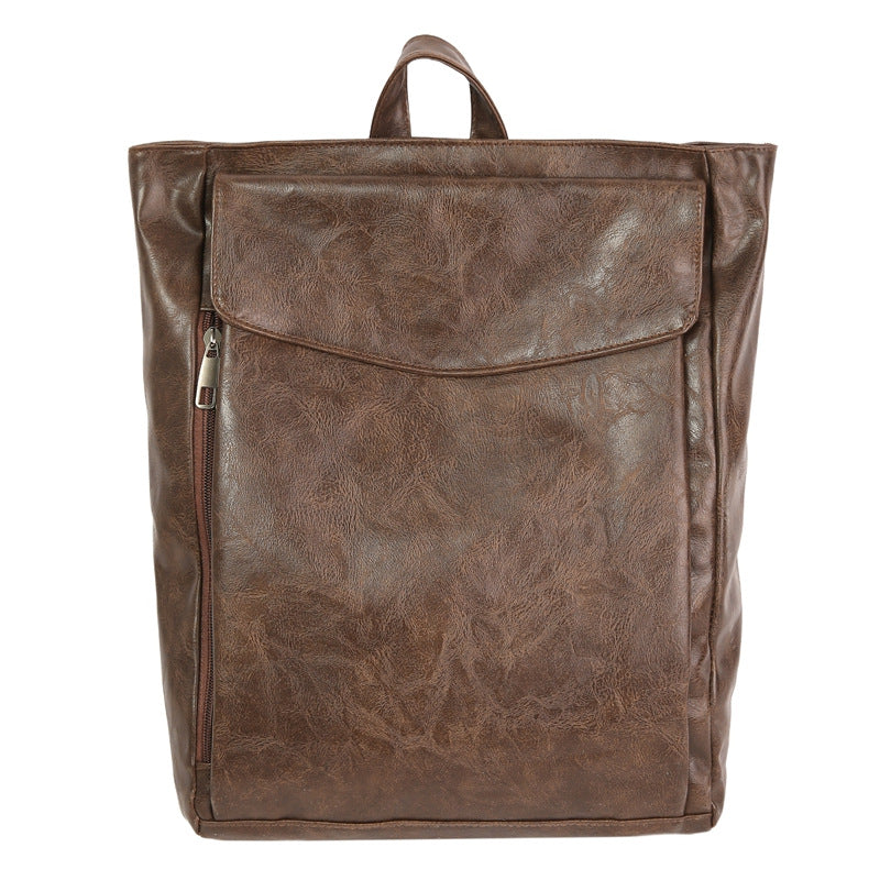 Premium Leder Laptop Rucksack Brehn