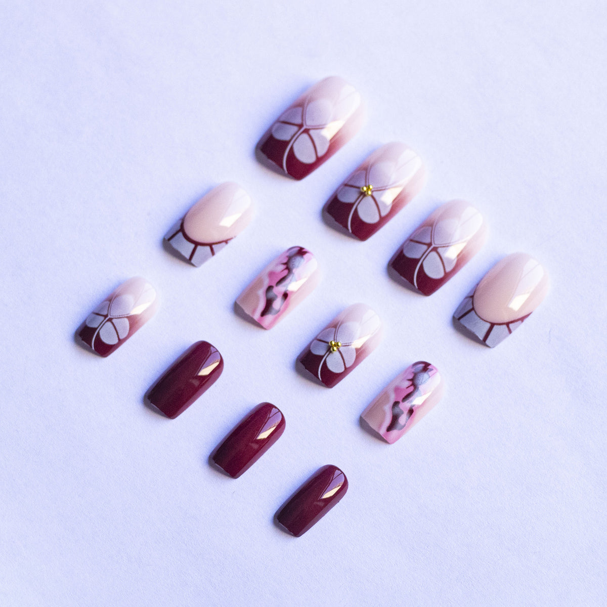 Kreative Acryl-Nagelkunst