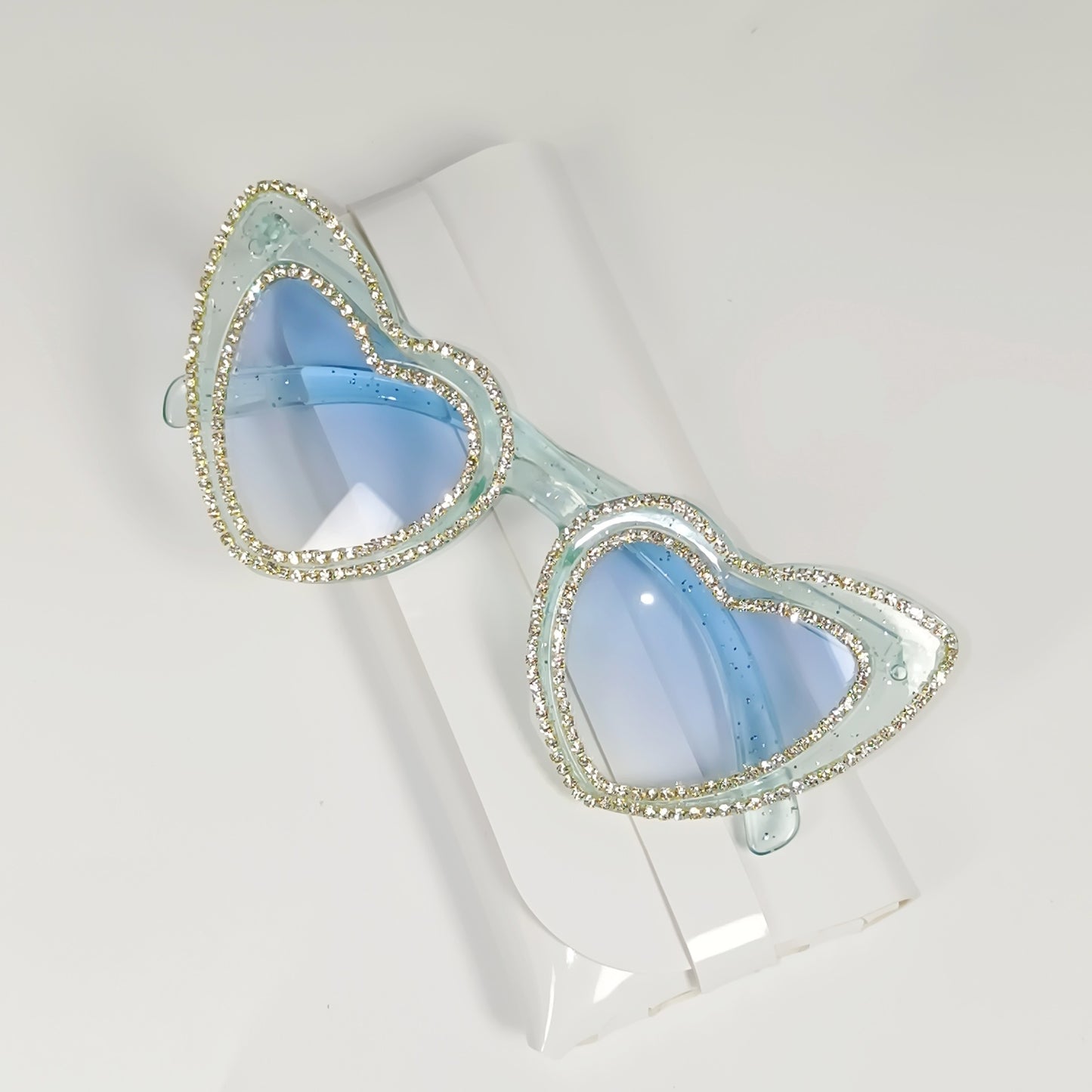 Rhinestone-beschmückte herzförmige Sonnenbrille Brehn