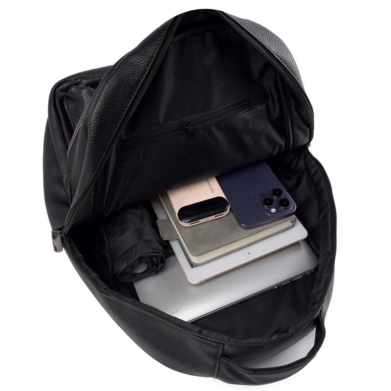 Stilvolle Texturierte Leder-Rucksack Brehn