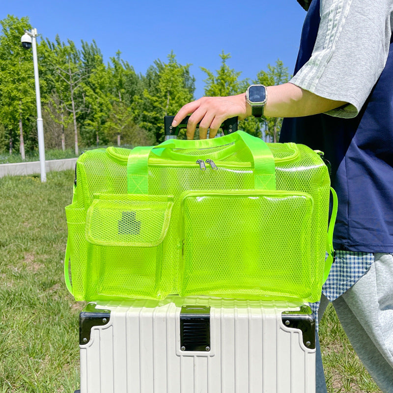 Transparente Gym- und Reisetasche