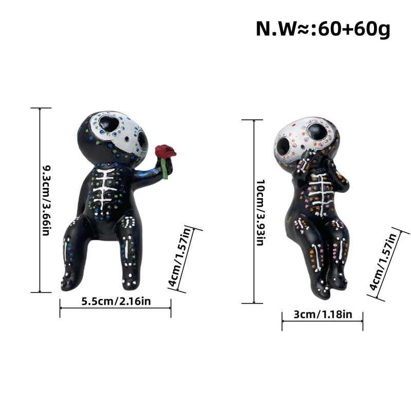 Romantische Skeletfigur Brehn