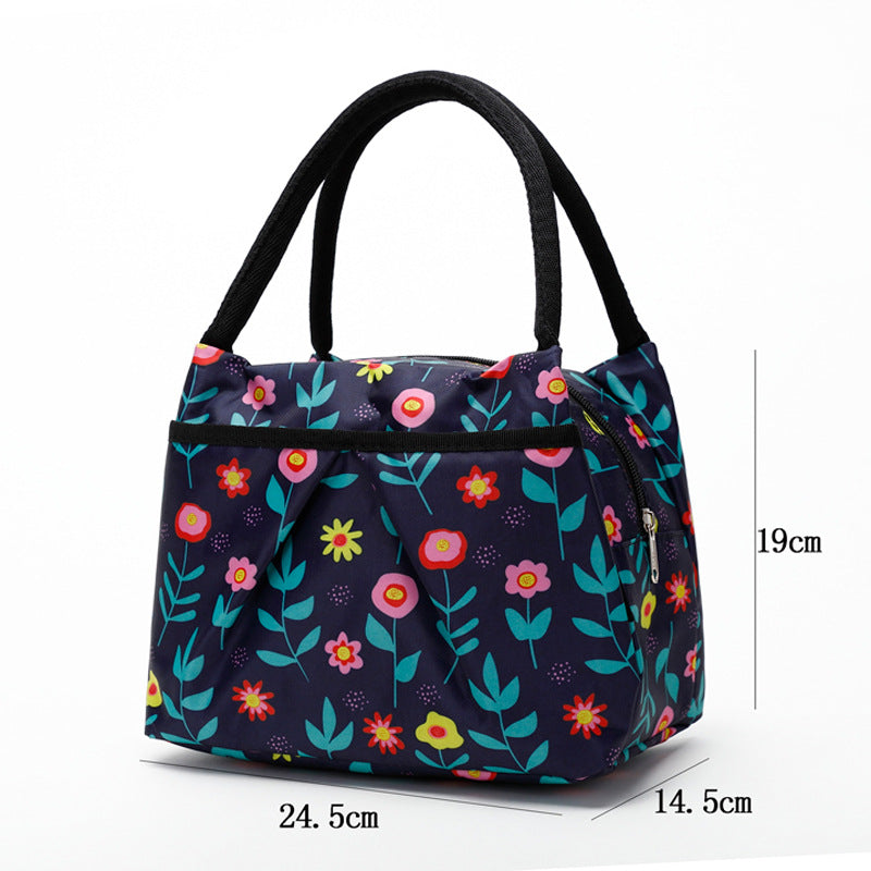 Blumige isolierte Lunch-Kühltasche Brehn