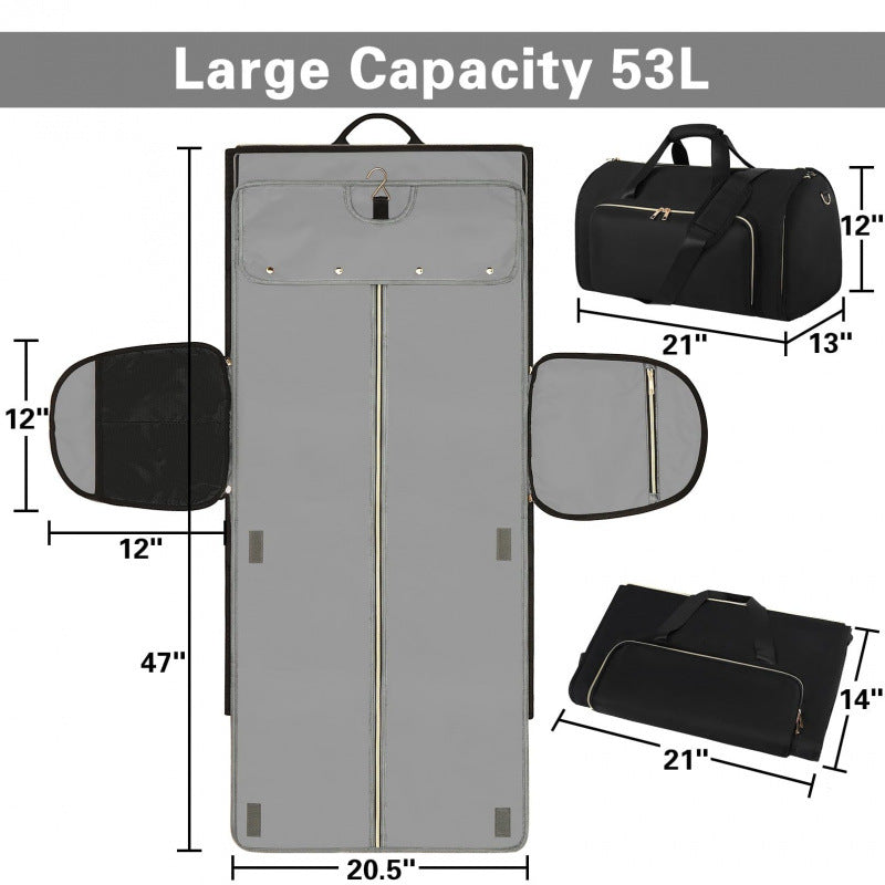 Multifunktionale Reisetasche mit Abnehmbarem Rucksack Brehn